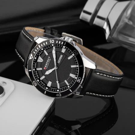 Zegarek Perfect W155D-02 męski sportowy 46 mm
