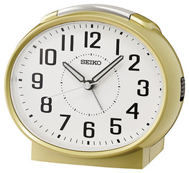 Budzik Seiko QHK059G Bell Alarm 13x11 cm złoty