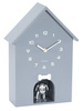 Zegar Karlsson KA6096GY szary Dog House szczekanie psa