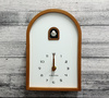 Zegar z kukułką Karlsson KA6126DW brązowy Curva Cuckoo 17x25 cm