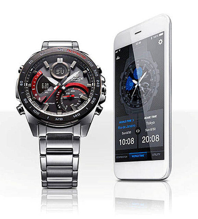 Zegarek Casio ECB-900DB-1AER Bluetooth Solar