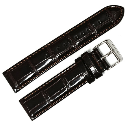 Pasek do zegarka Orient Bambino UDEVNSC 21 mm brązowy