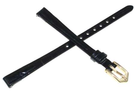 Skórzany wodoodporny pasek do zegarka 8 mm HIRSCH Crocograin M 12302850-1-08