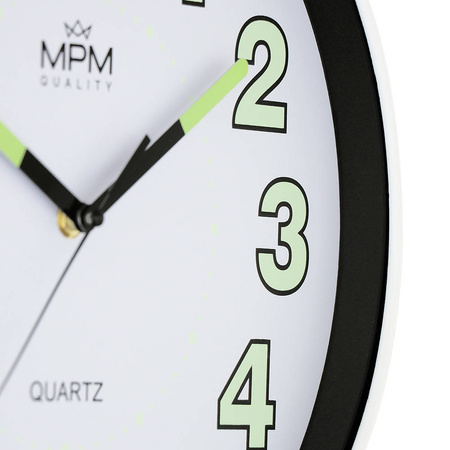 Zegar ścienny MPM E01.4185.00 fi 30 cm Lume