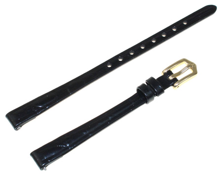 Skórzany wodoodporny pasek do zegarka 8 mm HIRSCH Crocograin M 12302850-1-08