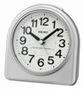 Budzik SEIKO QHR204S 11x12 cm srebrny sterowany radiowo DCF77