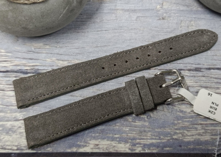 Skórzany pasek do zegarka 16 mm Lavvu SUEDE LSAEA16 skóra licowa