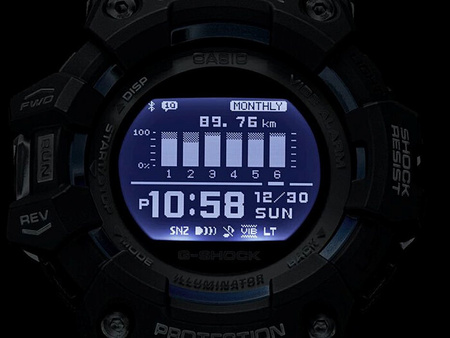 Zegarek Casio G-Shock G-SQUAD GBD-100-2ER z krokomierzem