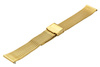 Bransoleta stalowa do zegarka 18 mm Bisset BM-104/18 Gold