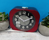 Budzik Seiko QHE206R 11x10 cm czerwony