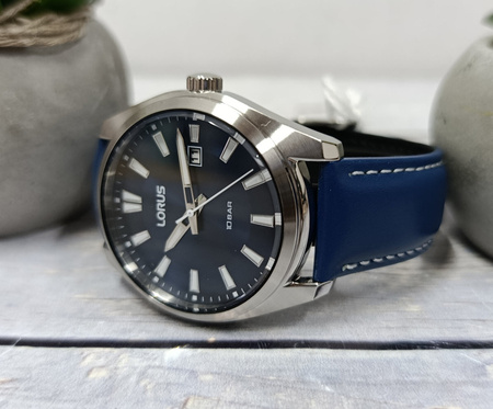 Zegarek Lorus RH923SX9 męski niebieski 40 mm