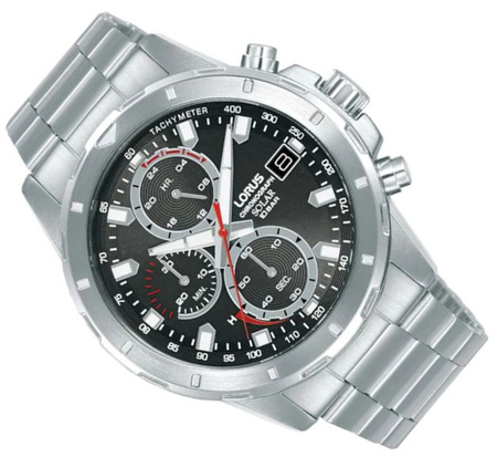 Zegarek Lorus chronograf męski solar RZ601AX9
