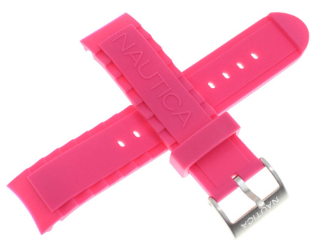 Silikonowy pasek do zegarka Nautica A13641GS 22 mm