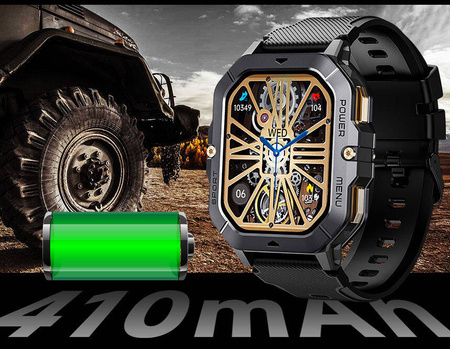 SmartWatch Rubicon RNCF23 czarny silikon BT Call rozmowy