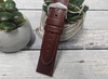 Skórzany wodoodporny pasek do zegarka 20 mm HIRSCH Forest L 17920210-2-20
