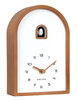Zegar z kukułką Karlsson KA6126DW brązowy Curva Cuckoo 17x25 cm