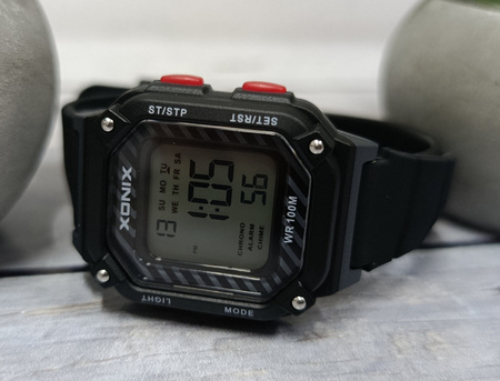 Zegarek Xonix BBQ-007 dziecięcy elektroniczny czarny