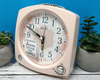 Budzik SEIKO QHP012P 12x13 cm śpiew ptaków melodie regulacja głośności