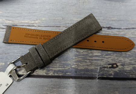 Skórzany pasek do zegarka 14 mm Lavvu SUEDE LSAEA14 skóra licowa