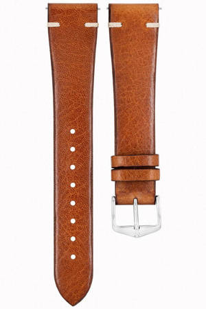 Skórzany wodoodporny pasek do zegarka 20 mm HIRSCH Bagnore 05502070-2-20