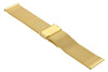 Bransoleta stalowa do zegarka 22 mm Bisset BM-102/22 Gold