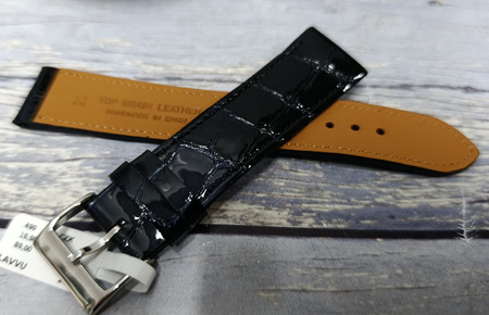 Skórzany pasek do zegarka 18 mm Lavvu CROCO OCALA LSAGB18 skóra licowa