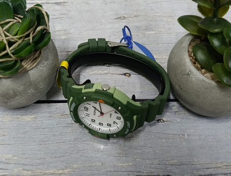 Zegarek Xonix CAU-004A młodzieżowy wskazówkowy zielony 46 mm