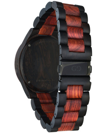 Drewniany zegarek Giacomo Design GD08101 MultiData