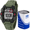 Zegarek Xonix DBI-004 męski elektroniczny zielony 43 mm