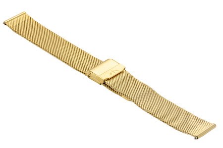 Bransoleta stalowa do zegarka 20 mm Bisset BM-101/20 Gold