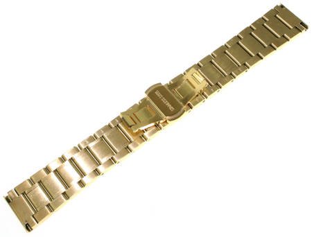 Bransoleta stalowa do zegarka 20 mm Tekla B3.20 Gold