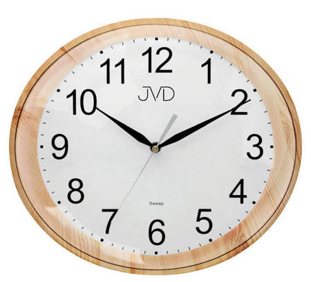 Zegar ścienny JVD HP664.12 Owalny Cichy mechanizm