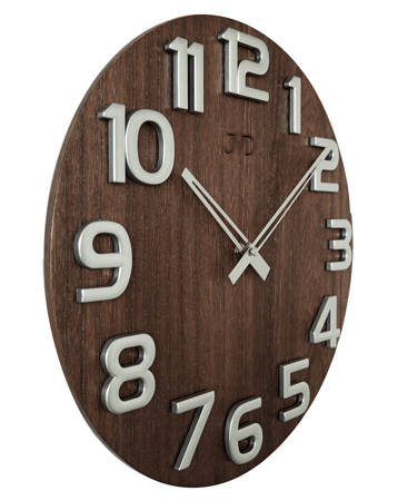 Zegar ścienny JVD HT97.3 Drewniany, średnica 40 cm