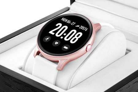 Zegarek SmartWatch z pulsoksymetrem Rubicon RNCE40 PRO Pink White
